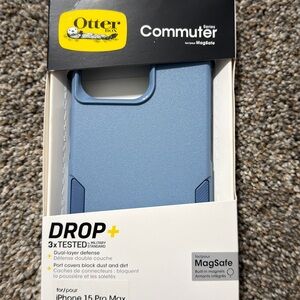 OtterBox Commuter Series iPhone 15 Pro Max Case - Blue Jean - *WITH MAGSAFE*